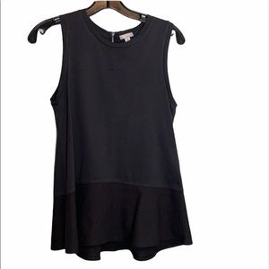 Gap Black Peplum Tank